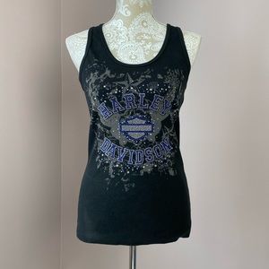 Ladies Harley Davidson Tanktop with Bling Sz XXL